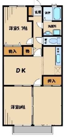 ビラージュ純の物件間取画像